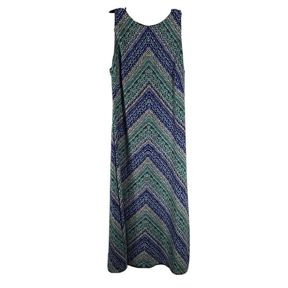 American Living‎ Women Dress Size 10 Printed Jersey Midi Geometric Career Summer - Picture 1 of 8